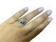 55 Bague serpent en or blanc avec saphir et diamants 58 Facettes BA 437