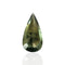 Saphir vert du Cameroun - Pierre goutte mixte 1,375 ct 58 Facettes #26-135-CRSPGT