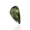Saphir vert du Cameroun - Pierre goutte mixte 1,375 ct 58 Facettes #26-135-CRSPGT