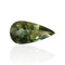 Saphir vert du Cameroun - Pierre goutte mixte 1,375 ct 58 Facettes #26-135-CRSPGT