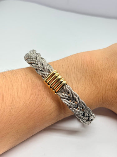 Fred Force 10 - Bracelet en or jaune 18K et acier 58 Facettes 2143