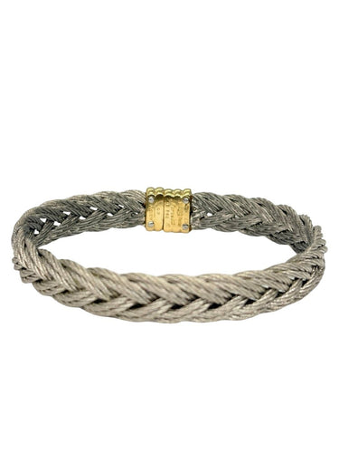 Fred Force 10 - Bracelet en or jaune 18K et acier 58 Facettes 2143