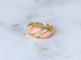 53 Jean & Pierre Bellin - Bague Toi et Moi en or jaune, corail et diamants 58 Facettes