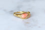 53 Jean & Pierre Bellin - Bague Toi et Moi en or jaune, corail et diamants 58 Facettes