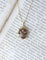 Pendentif ancien Pays de Galles en or rose, améthyste, perles et diamants 58 Facettes