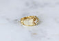 53 Boucheron - Bague en or jaune, diamants et cristal de roche 58 Facettes