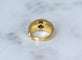 53 Boucheron - Bague en or jaune, diamants et cristal de roche 58 Facettes