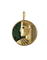 Jean & Pierre Bellin - Pendentif Zodiaque Vierge en or jaune et jade 58 Facettes