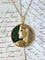 Jean & Pierre Bellin - Pendentif Zodiaque Vierge en or jaune et jade 58 Facettes