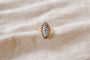 51 Bague marquise sainte en or jaune 18 carats 58 Facettes Ref3073