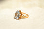 49 Bague cocktail en or 18 carats et spinelle de synthèse 58 Facettes 3515