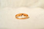57 Bague jonc en or jaune et diamant 58 Facettes 3569