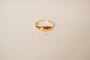 56 Jonc anglais - Bague en or jaune et diamant 58 Facettes 3595