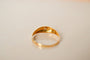 56 Jonc anglais - Bague en or jaune et diamant 58 Facettes 3595