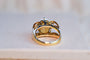 51 Bague opale cabochon en or jaune 58 Facettes 3763