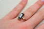 54 Bague camée en or rose 18 carats et perles 58 Facettes 3931