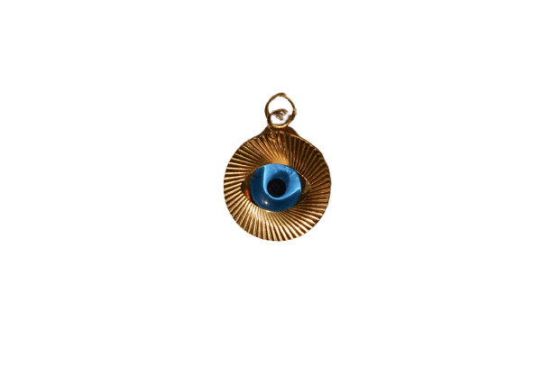 Pendentif œil protecteur en or jaune