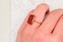 52 Bague en or jaune et cornaline à soldat antique 58 Facettes Ref4009