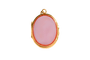 Pendentif Médaillon pendentif en or jaune 18 carats et agate 58 Facettes 4032