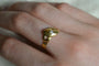 55 Bague serpent en or jaune et diamant 58 Facettes Ref2072