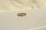 50 Bague solitaire en or jaune, platine et diamants 58 Facettes 4126