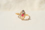56 Bague marquise en or bicolore 18 carats et rubis 58 Facettes 4138