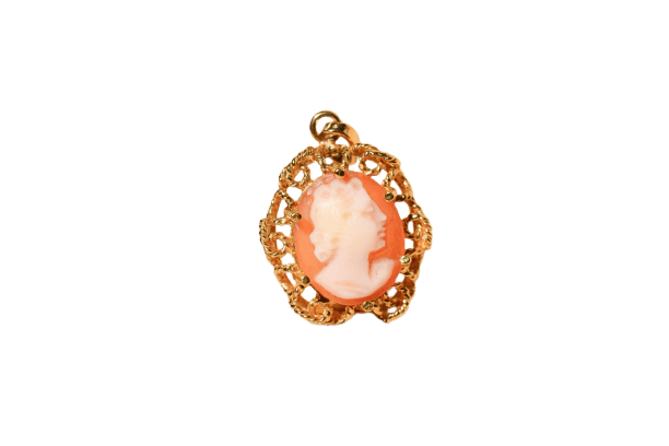 Pendentif Pendentif camée en or jaune 18 carats 58 Facettes 3981
