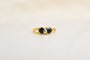48 Bague nœud en or jaune et mélanites 58 Facettes 4167