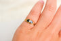48 Bague nœud en or jaune et mélanites 58 Facettes 4167