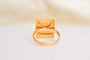 53 Bague pièce Dos Pesos mexicaine en or jaune 58 Facettes 666