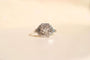 59 Art Déco - Bague plateau en or blanc et diamants 58 Facettes 4062