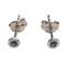 Boucles d'oreilles en or blanc, corail et aigues-marines 58 Facettes TA78PI354