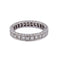 Bague 53 Bague eternity en or blanc 18 kt et diamants 58 Facettes AN267 (0069)