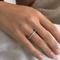 Bague 53 Bague eternity en or blanc 18 kt et diamants 58 Facettes AN267 (0069)