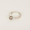 53 Bague solitaire en or gris et diamant cognac 0,80 ct 58 Facettes B260364