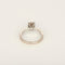 53 Bague solitaire en or gris et diamant cognac 0,80 ct 58 Facettes B260364