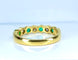61 Demi-alliance en or jaune 18 carats, émeraudes et diamants 58 Facettes AB737