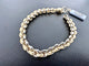 Bracelet à maillons en or jaune et or blanc 18 carats 58 Facettes BR1511
