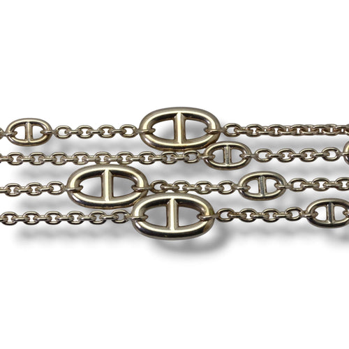 Hermès Farandole - Collier grand modèle en argent 58 Facettes