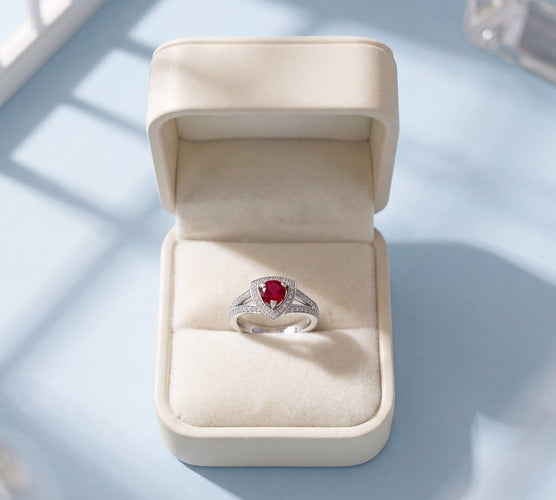 50.5 Mauboussin Dream & Love - Bague en or gris, rubis et diamants 58 Facettes 1792