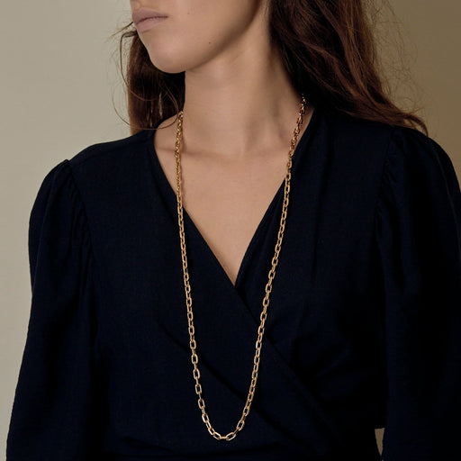 Cartier Santos - Collier chaîne en or jaune 18K 58 Facettes 58FC60