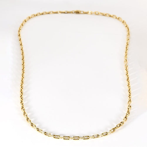 Cartier Santos - Collier chaîne en or jaune 18K 58 Facettes 58FC60