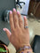 51.5 Bague Art déco en or blanc avec saphir et diamant 58 Facettes BA 786