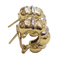 Boucles d'oreilles en or jaune et blanc 18 ct 58 Facettes TA264