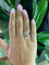 53.5 Bague double serpent en or blanc, rubis et diamants 58 Facettes BA 231