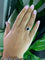 52 Bague baroque en or blanc 18 carats, saphir et diamant 58 Facettes BA 433