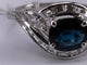 52 Bague baroque en or blanc 18 carats, saphir et diamant 58 Facettes BA 433