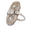 Bague 52 Bague Art Nouveau en or blanc 18 kt et diamants 58 Facettes AN691 (0079)