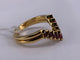 53 V - Bague en or jaune 18K et rubis marquise 58 Facettes BA 243