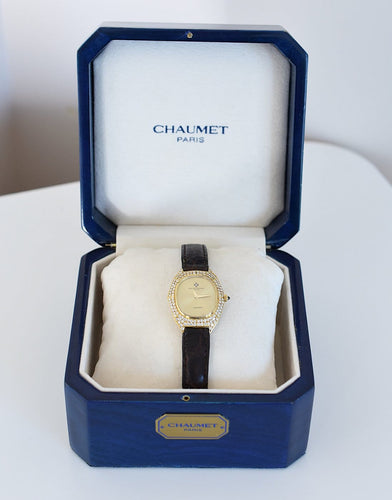 Montre Vacheron & Constantin pour Chaumet - Montre en or jaune et diamants 58 Facettes VC-1050